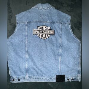 XL Harley Davidson Jean Vest